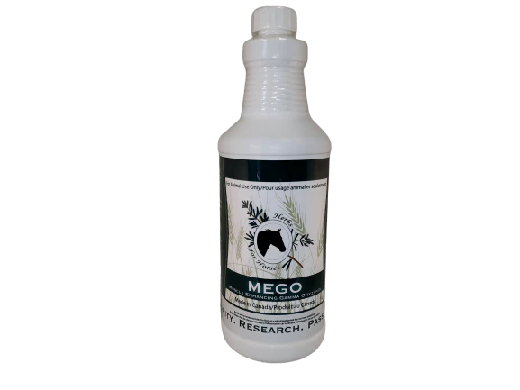 Herbs for Horses - Mego (Muscle Enhancing Gamma Oryzanol) - 1 L liquid [~100 days]
