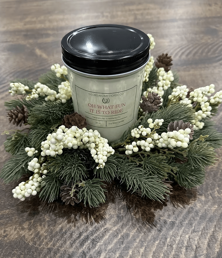 Georgian Bay Horse Co Candles - Oh What Fun It Is To Ride 16oz - The Tack Shoppe