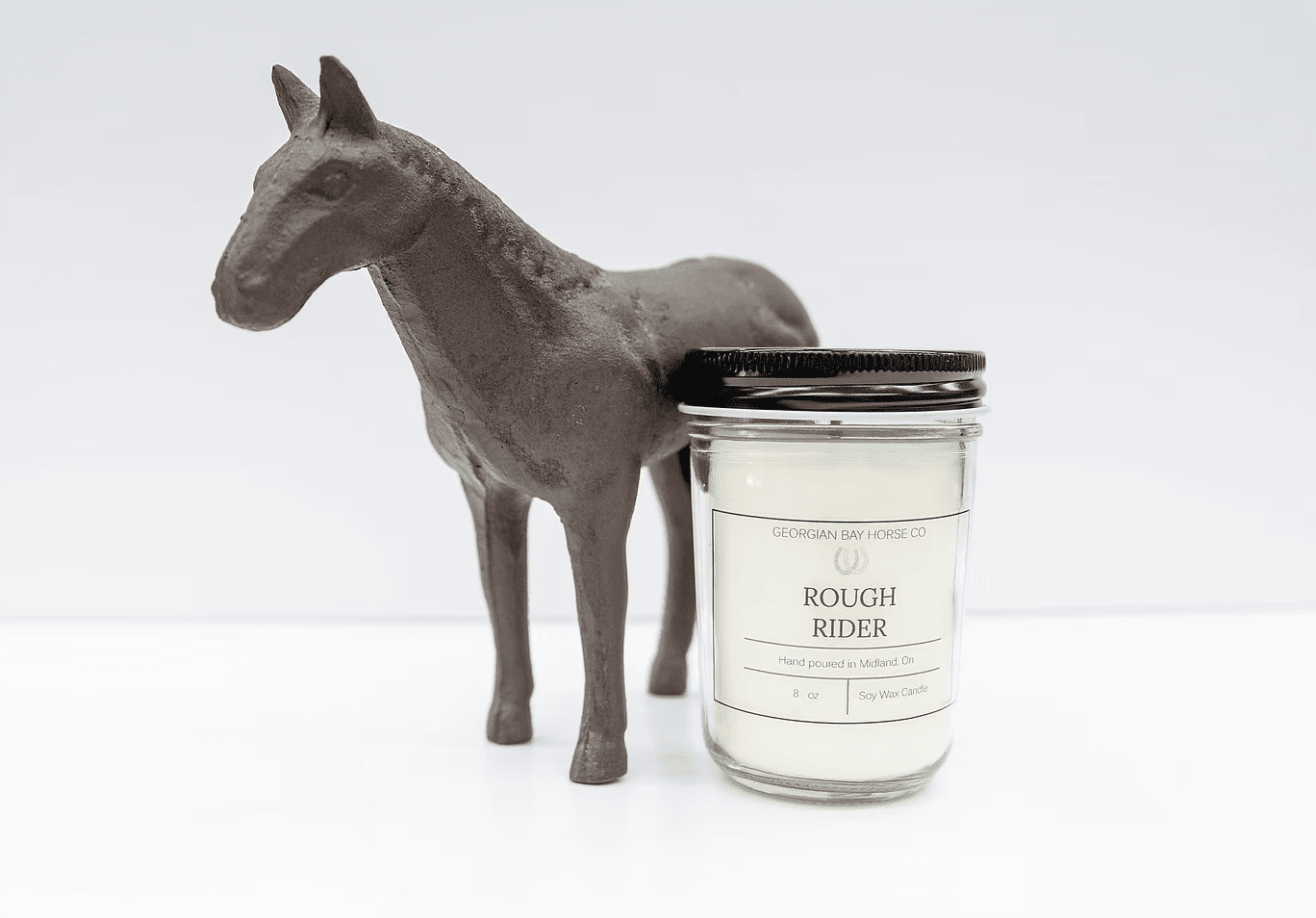 Georgian Bay Horse Co Candles - Rough Rider 8oz - The Tack Shoppe