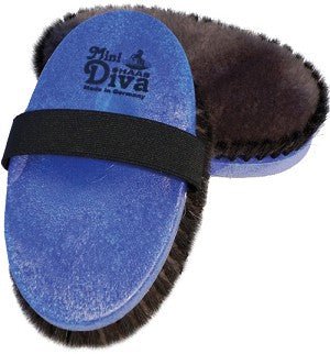 HAAS Mini Diva Lambswool Horse Brush - The Tack Shoppe