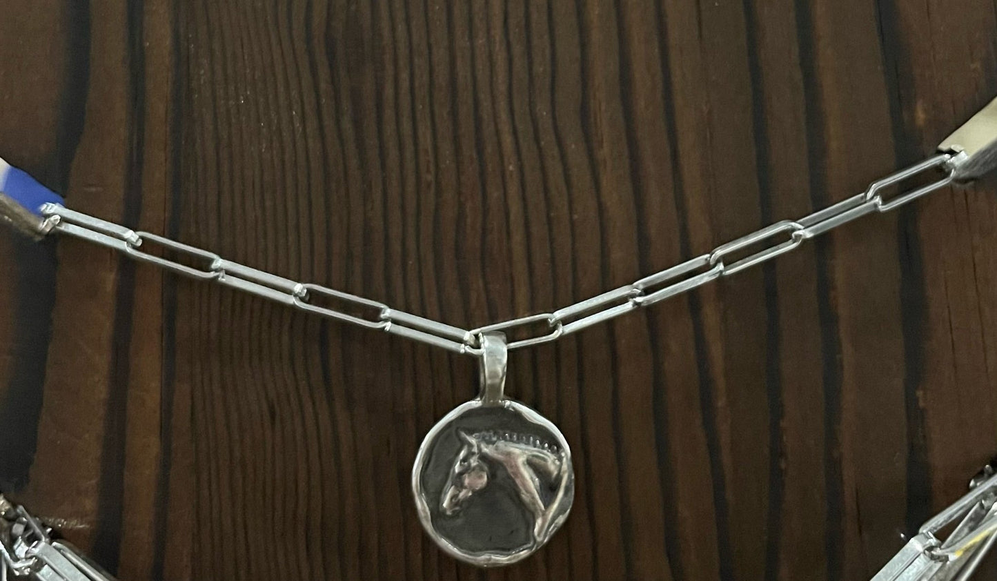 Palomino Jewellery - Bridle Chain No.1 Small Horse Coin Bracelet - The Tack Shoppe