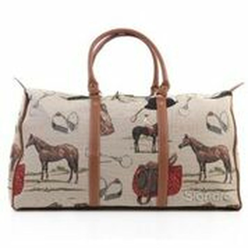 Tapestry Weekender Bag - Horses