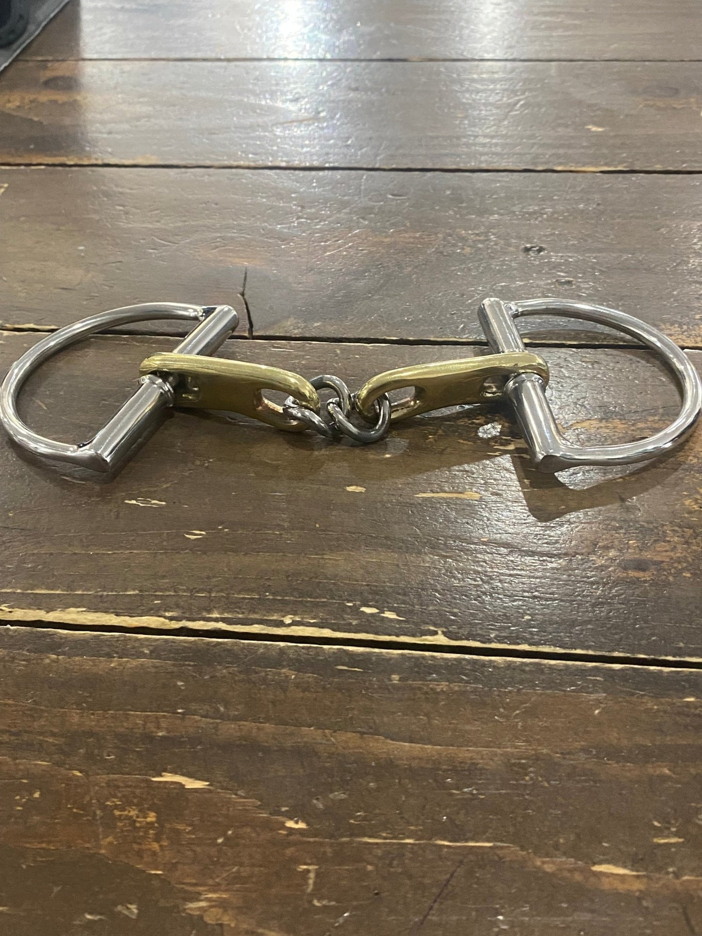 Equine Services Dee Ring Puzzle Bit - Pony - The Tack Shoppe