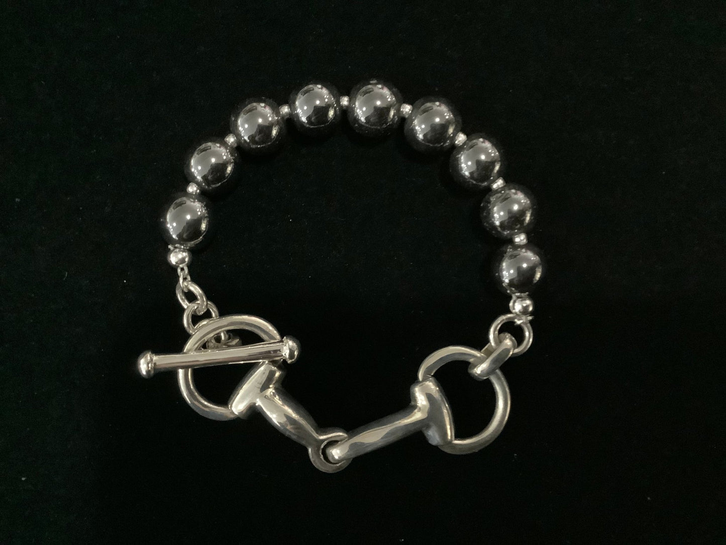 Horsefeathers Hematite Bracelet - The Tack Shoppe