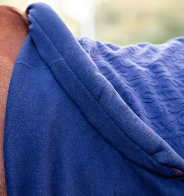 Horseware Embossed Cozy Neck Cooler - Navy - The Tack Shoppe