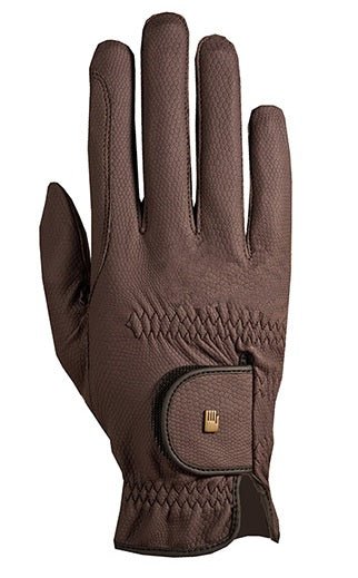 ROECKL ROECK - GRIP RIDING GLOVES - MOCHA - The Tack Shoppe