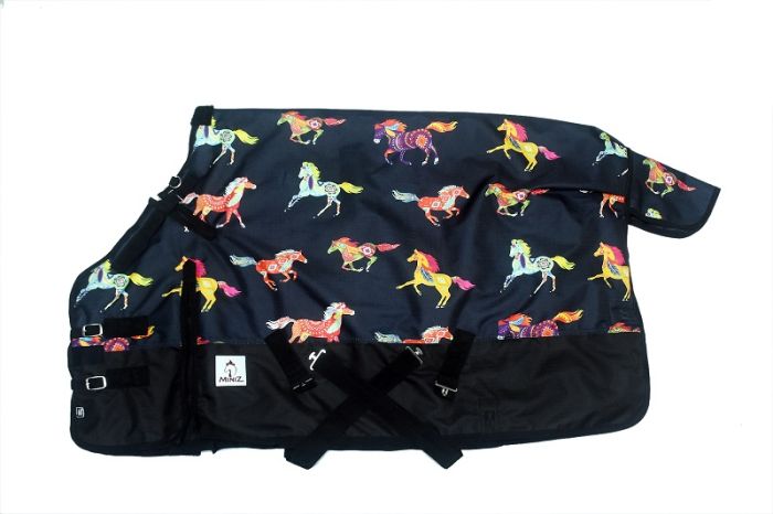 Miniz Horsewear Painted Horses Heavy weight Mini & Foal Blanket