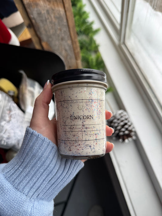 Georgian Bay horse Co Candles- Unicorn 8oz