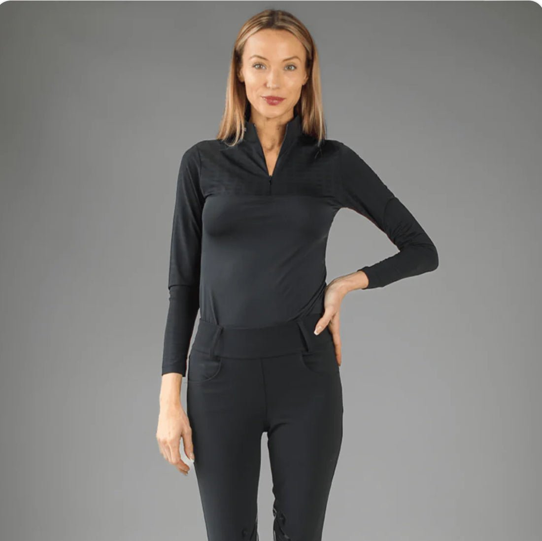 Armateq BLACK - ULTRA BREATHABLE LONG SLEEVE SHIRT - The Tack Shoppe