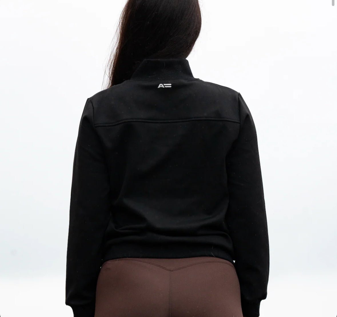 Armateq TECH FLEECE QUARTER ZIP - BLACK - The Tack Shoppe