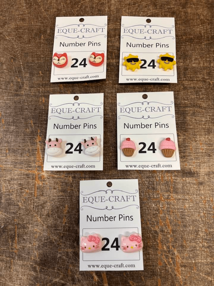 Eque-Craft Number Pins - The Tack Shoppe