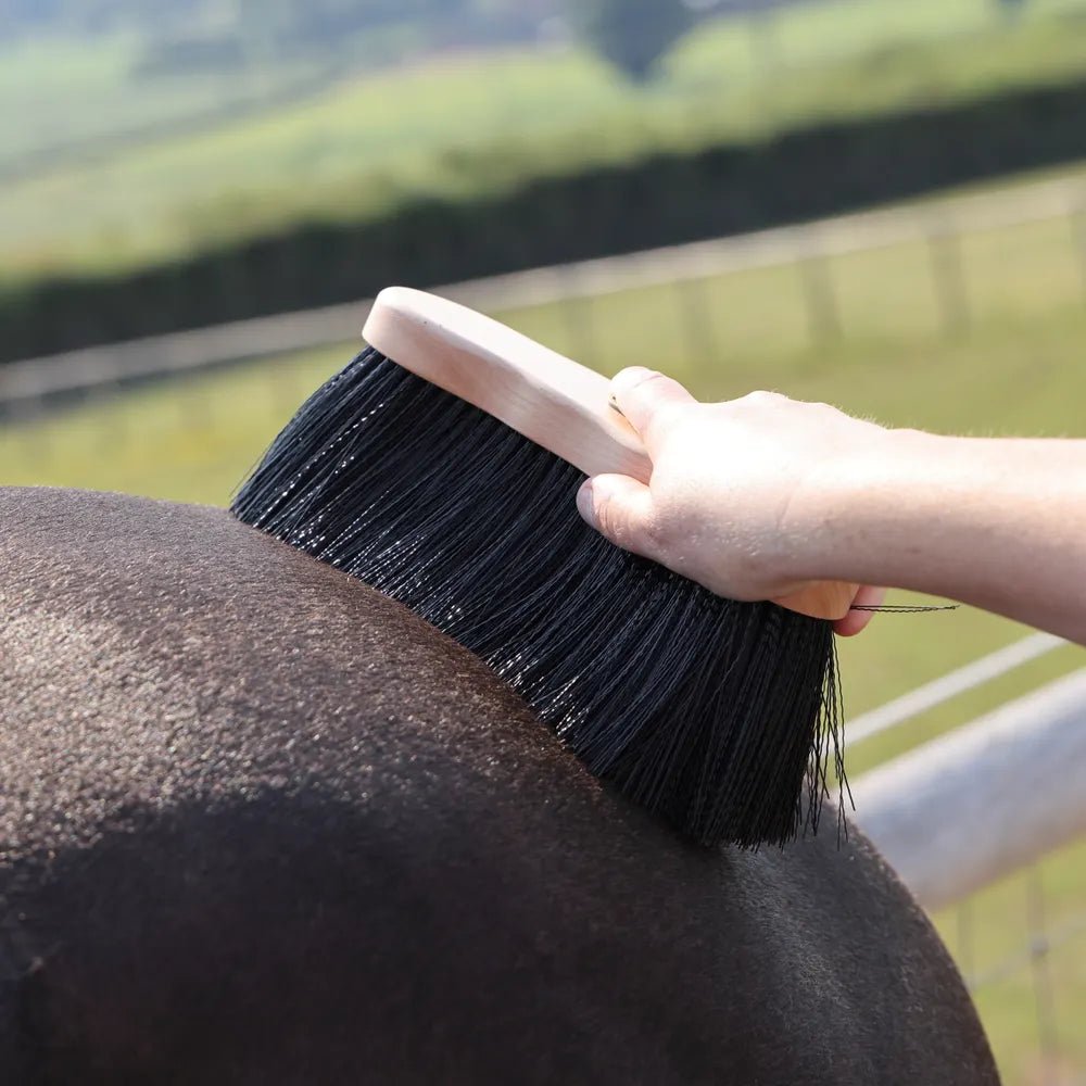 EZI - GROOM Premium Long Dandy Brush - The Tack Shoppe