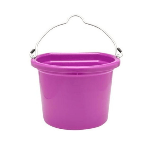 Fortiflex Flat Back Pail (7.5L) Purple - The Tack Shoppe
