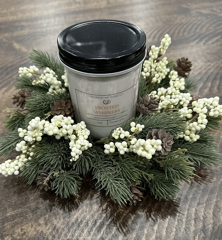 Georgian Bay Horse Co Candle - Frosted Whiskers 8oz - The Tack Shoppe