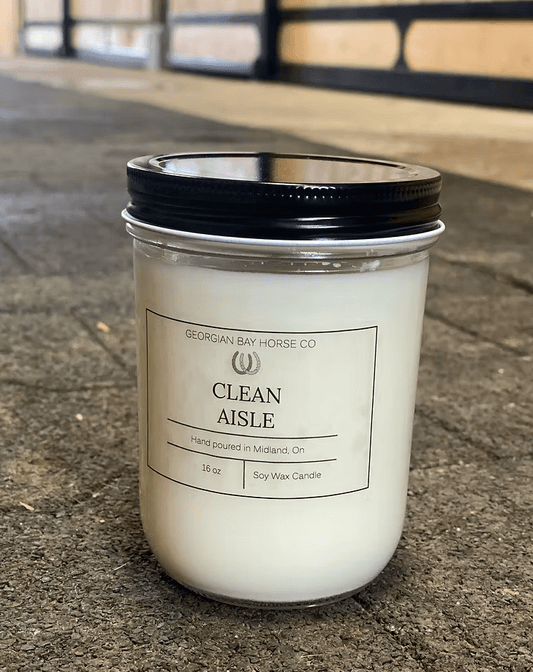 Georgian Bay horse Co Candles - Clean Aisle 16 oz - The Tack Shoppe