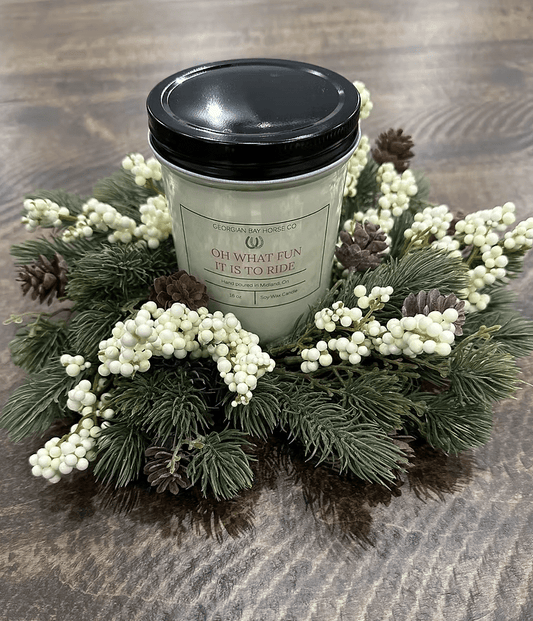 Georgian Bay Horse Co Candles - Oh What Fun It Is To Ride 16oz - The Tack Shoppe