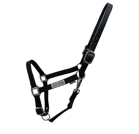 Gerryan Nylon Halter with Leather Breakaway - The Tack Shoppe