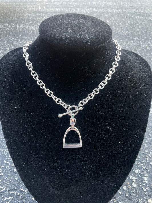 Horsefeathers Mex Link Chain with Large Stirrup and toggle - The Tack Shoppe