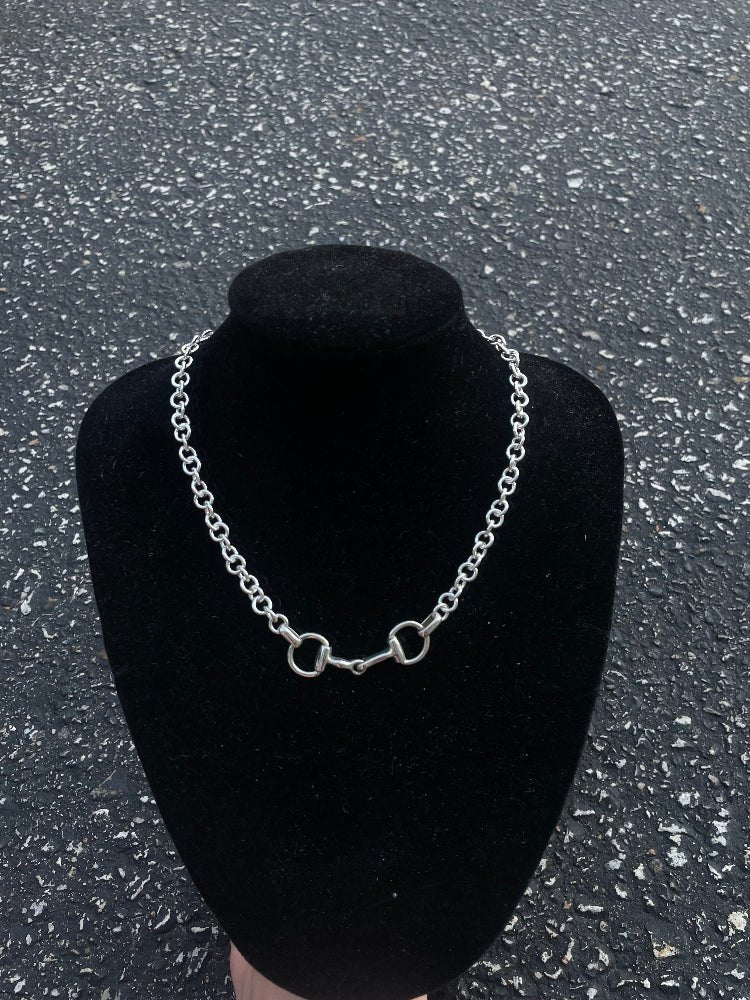 Horsefeathers small link Mex chain with medium bit - The Tack Shoppe