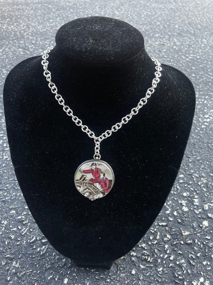 Horsefeathers small Mex chain with drop china pendant - The Tack Shoppe