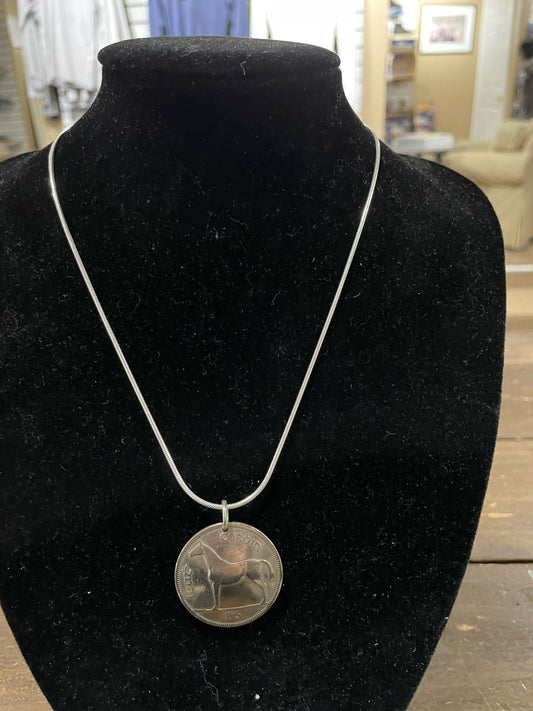 Horsefeathers Snake Chain with Irish Coin - The Tack Shoppe