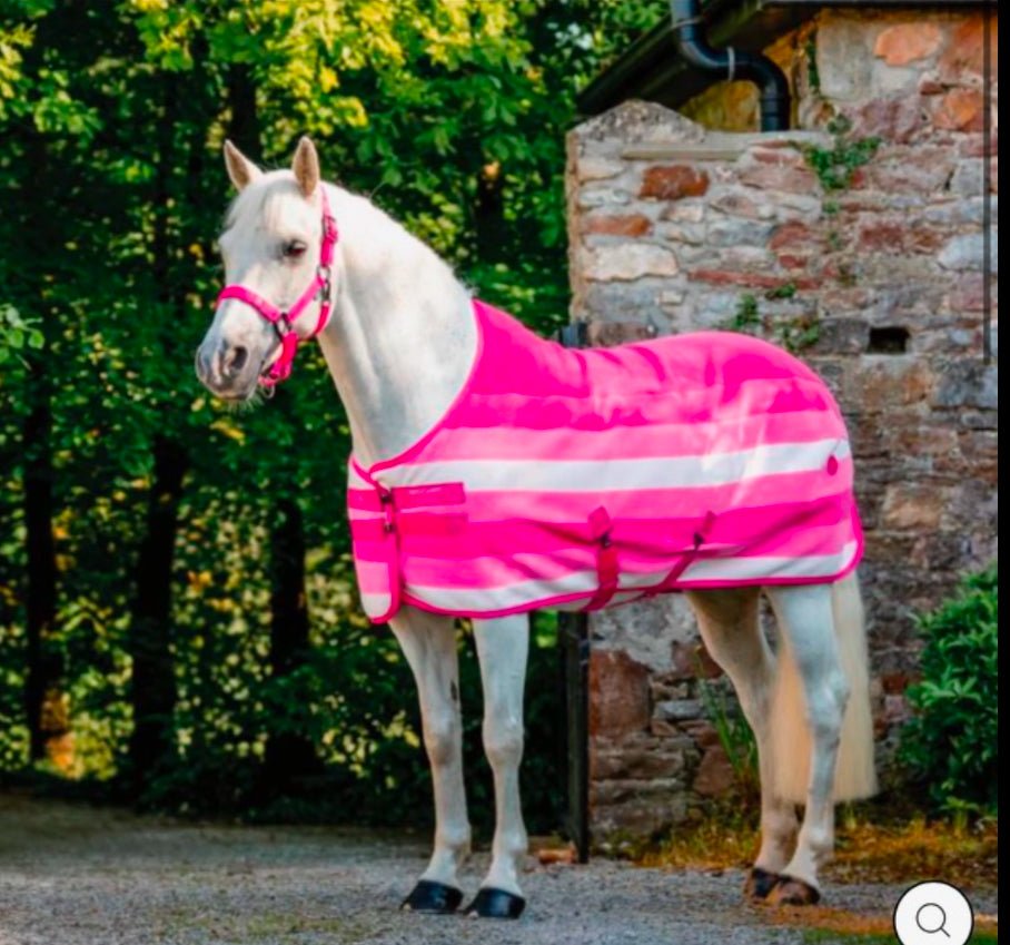 HORSEWARE IRELAND - RAMBO NEWMARKET DELUXE FLEECE - Whitney Pink - The Tack Shoppe