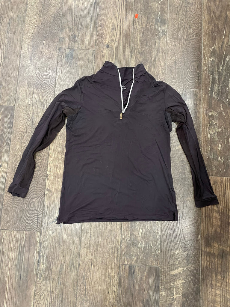Consignment: Tailored Sportsman Boysenberry Icefill Long Sleeve