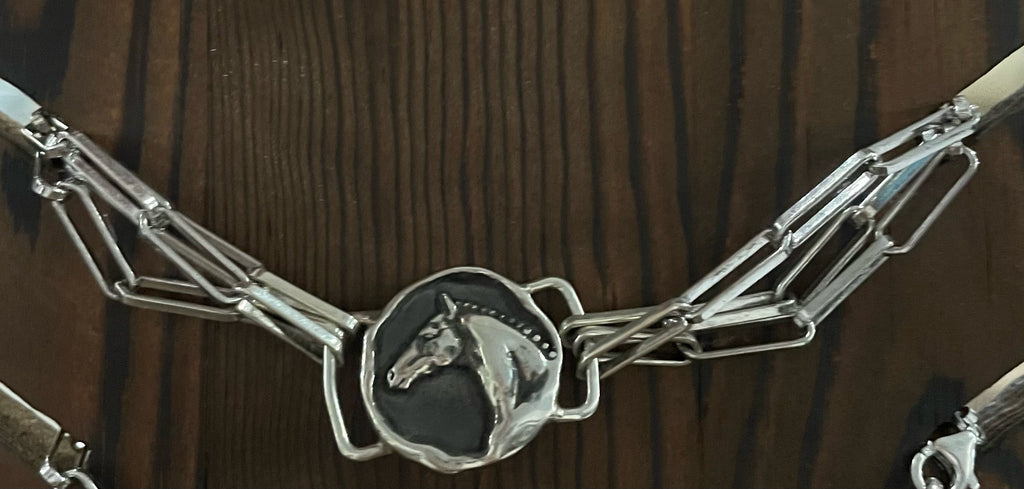 Palomino Jewellery - Triple Bridle Chain Horse Coin Bracelet