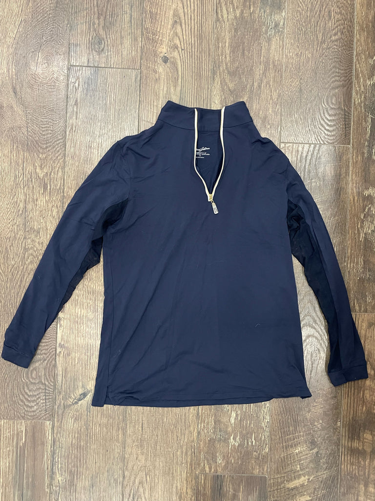 Consignment: Tailored Sportsman Navy Icefill Long Sleeve