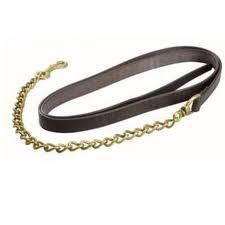 Leather Lead with Chain - The Tack Shoppe