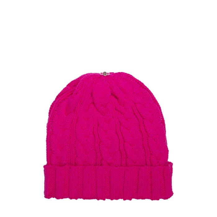 LINDO F CHARLIE CABLE HAT ( Pom sold separately) - The Tack Shoppe