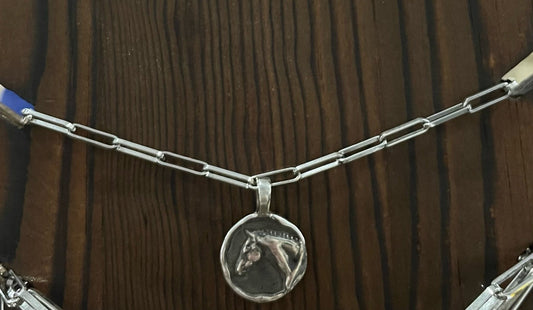 Palomino Jewellery - Bridle Chain No.1 Small Horse Coin Bracelet - The Tack Shoppe