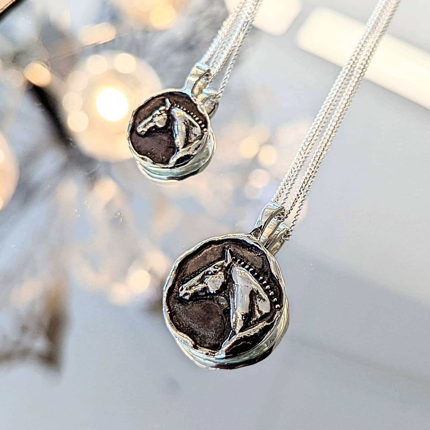 Palomino Jewellery - Horse Coin Pendant - The Tack Shoppe