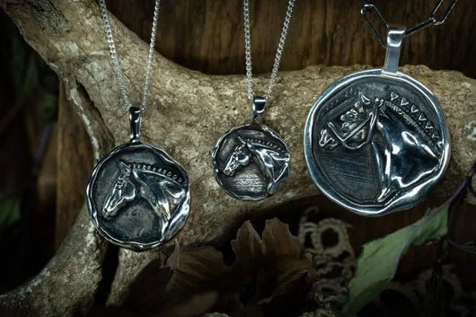 Palomino Jewellery - Horse Coin Pendant - The Tack Shoppe