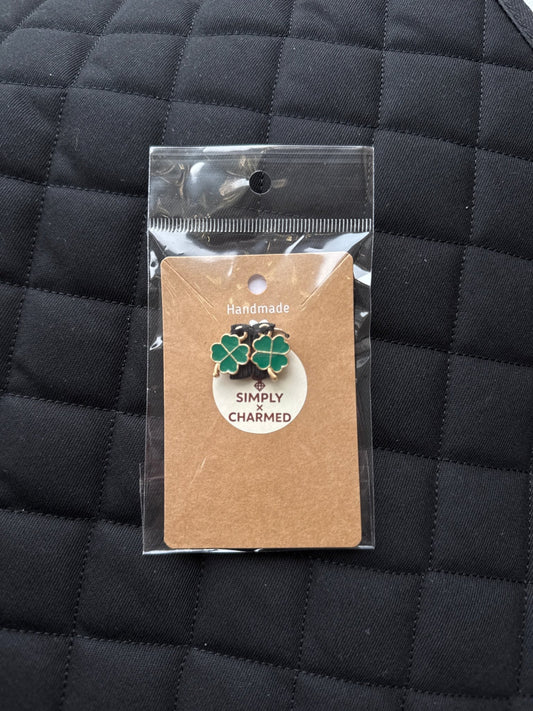 Simplyxcharmed 4 Leaf Clover Spur Charms - The Tack Shoppe