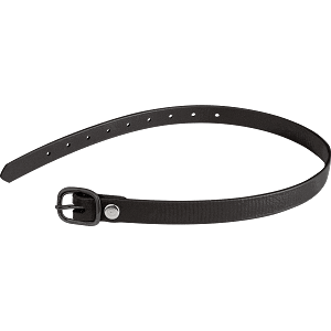 Sprenger Biothane Spur Straps - Black with Black SS Buckles - The Tack Shoppe