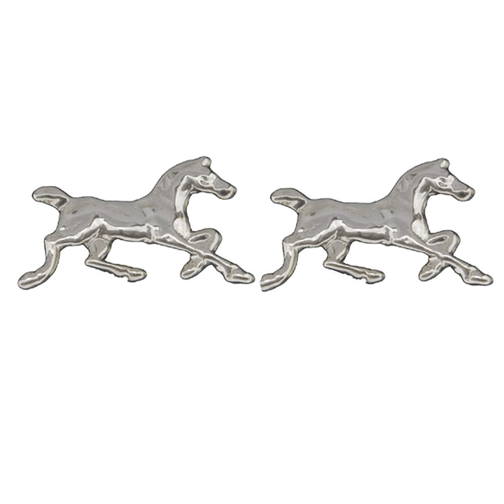 Sterling Silver Running Horse Earrings