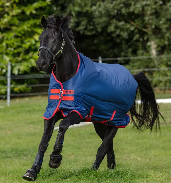 Horseware Mio Lite Turnout Lite (0g) - Navy/Red