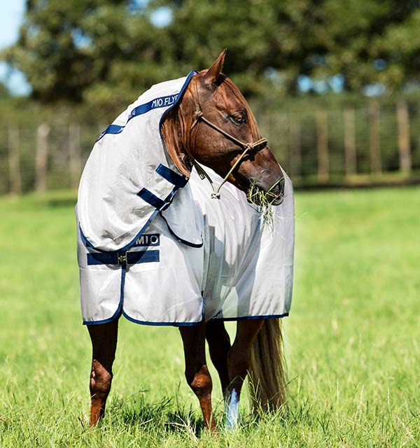 Horseware Mio Fly Sheet (Bronze/Navy) (No fill)