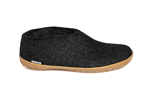 Glerups Shoe Natural Rubber Sole - Charcoal