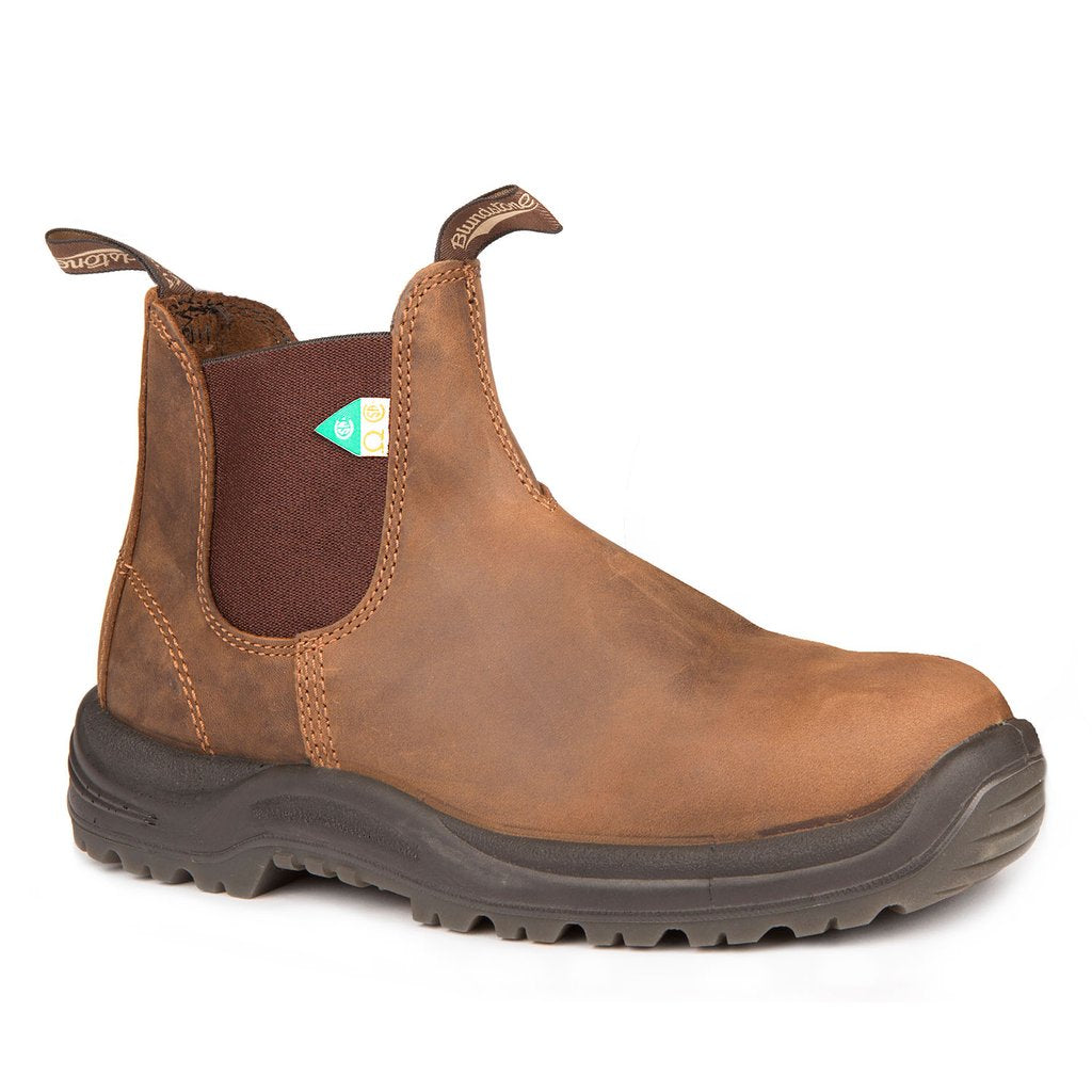 Blundstone 164 -CSA Greenpatch Work & Safety Boot Crazy Horse Brown