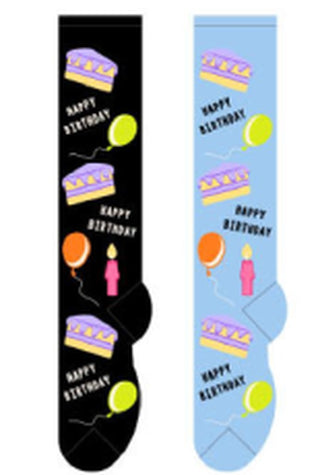 Foozy's Knee High Socks - Happy Birthday