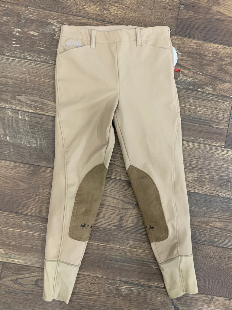 Equine Couture Kids Coolmax Champion Side Zip Breeches - size 16