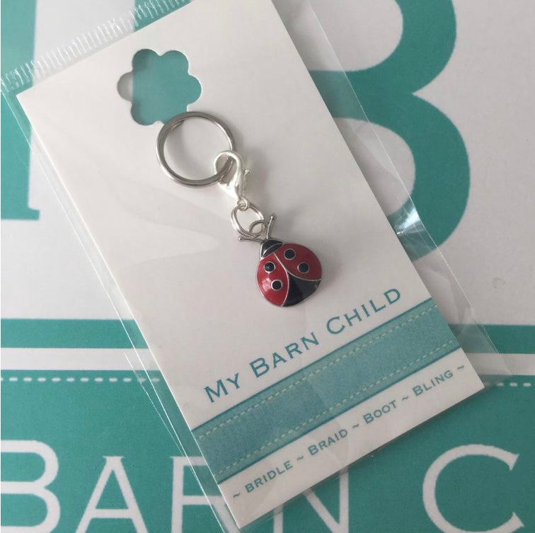 My Barn Child Bridle Charm: Ladybug