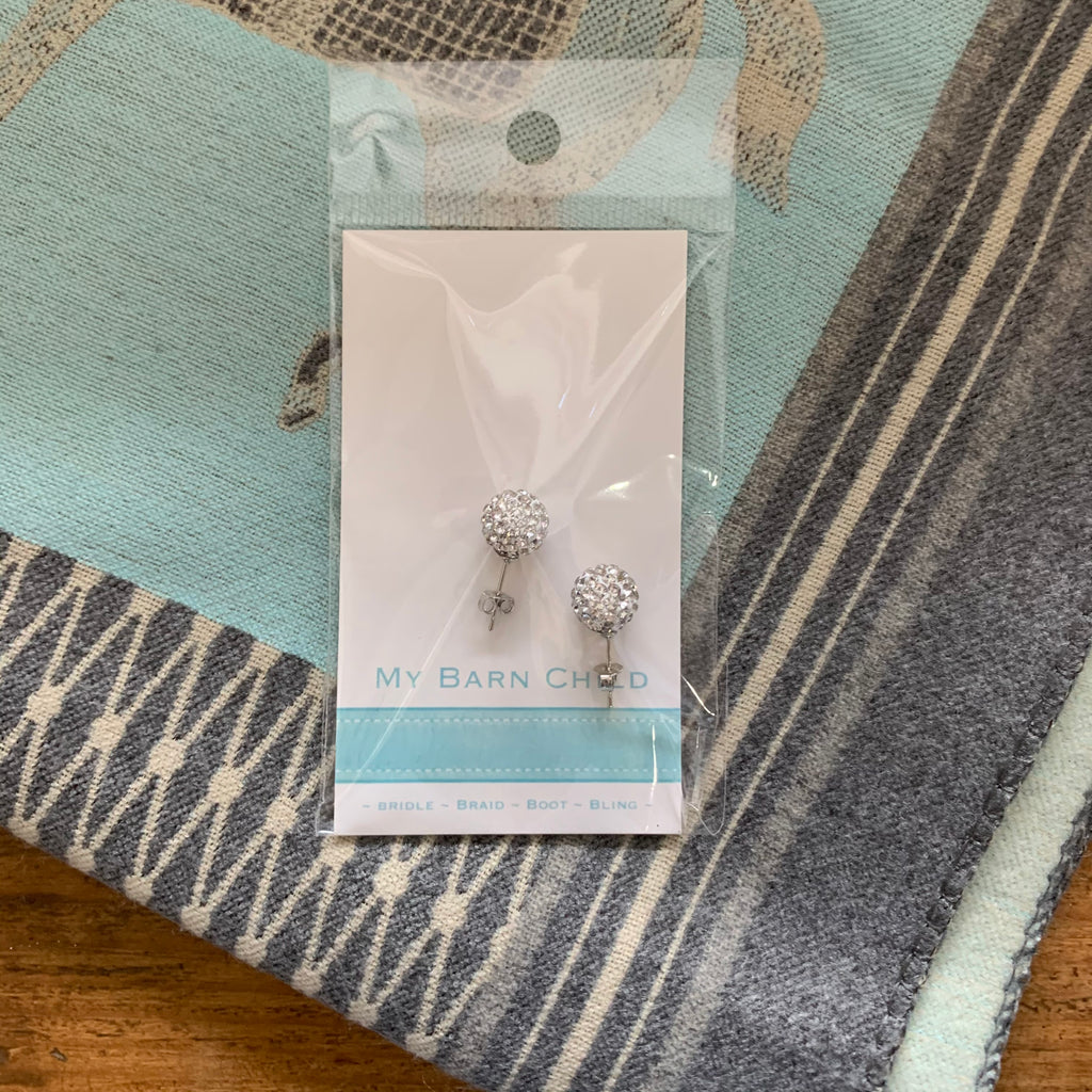My Barn Child Earrings: Bling Ball