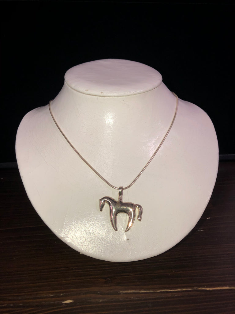 Horsefeathers Contemporary Equus Pendant Necklace