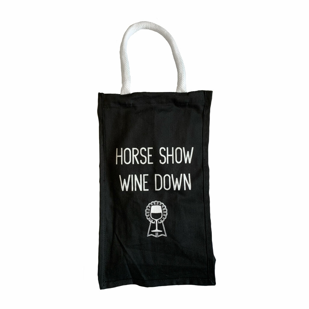 Spiced Equestrian Horse Show Wine Down Tote