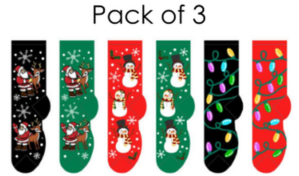 Foozy's Christmas Crew Socks