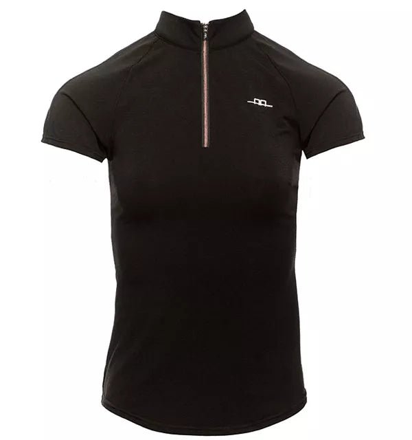 AA Alessandro Albanese Cleancool Half Zip Ladies Short Sleeve Top - The Tack Shoppe