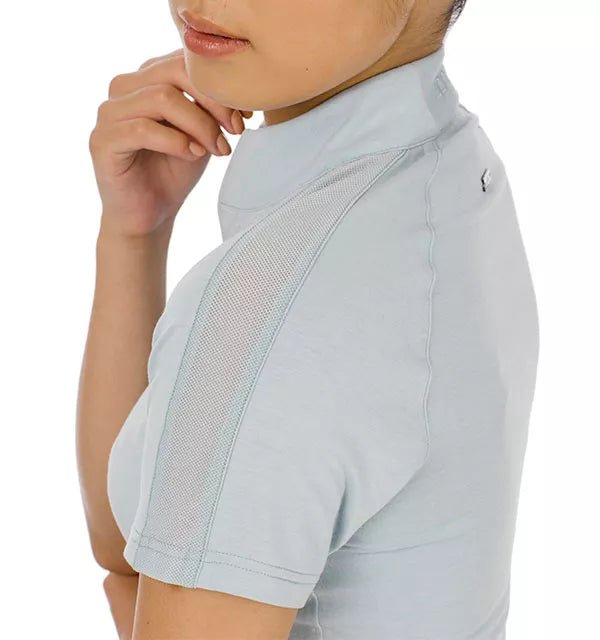 AA Alessandro Albanese Cleancool Half Zip Ladies Short Sleeve Top - The Tack Shoppe